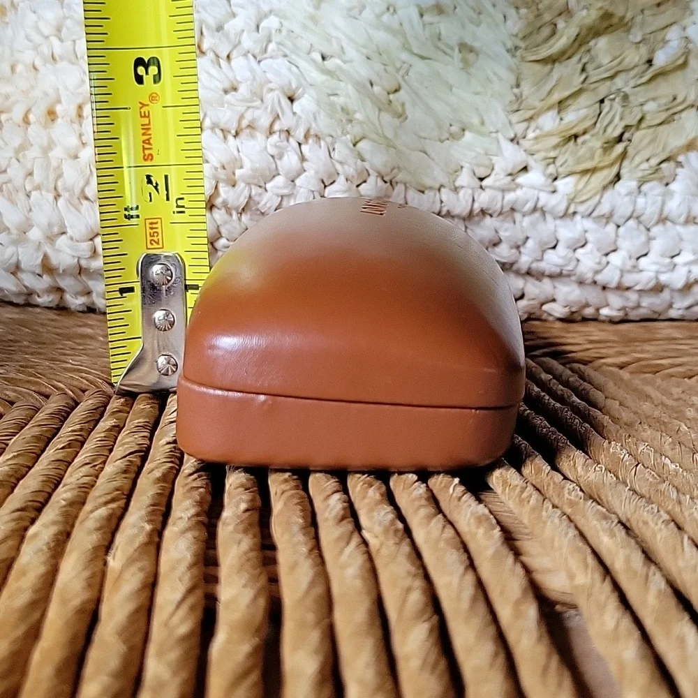 Longchamp Paris, brown hard eyeglass/sunglass case